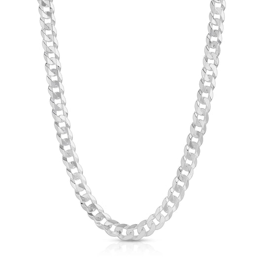 5mm Sterling Silver Flat Curb Chain