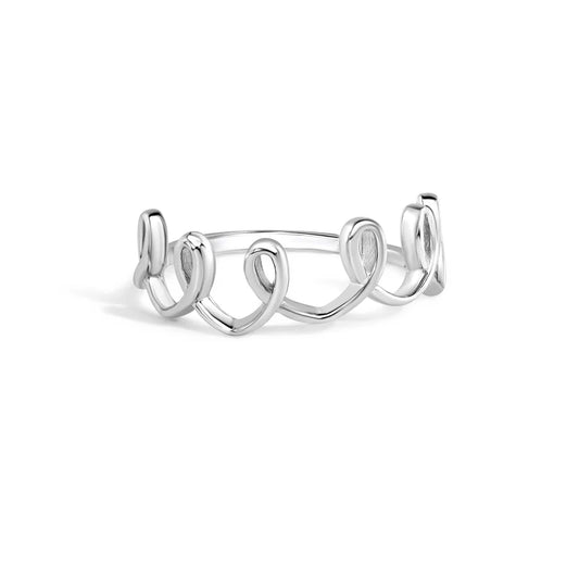 6mm Sterling Silver Crown Ring