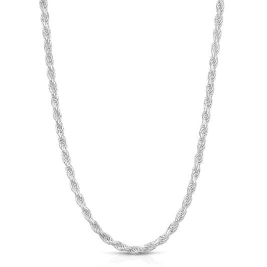 2mm Sterling Silver Rope Chain