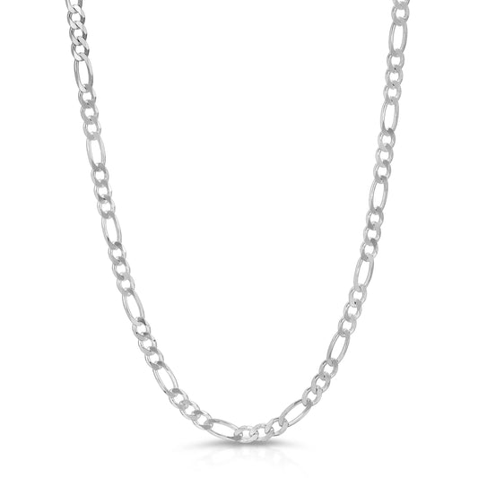 3mm Sterling Silver Figaro Chain